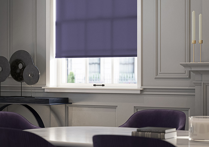 Roma, Indigo - Roller Blind - Image 5